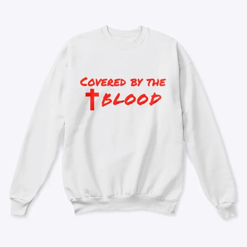 Covered by the BLOOD crewneck