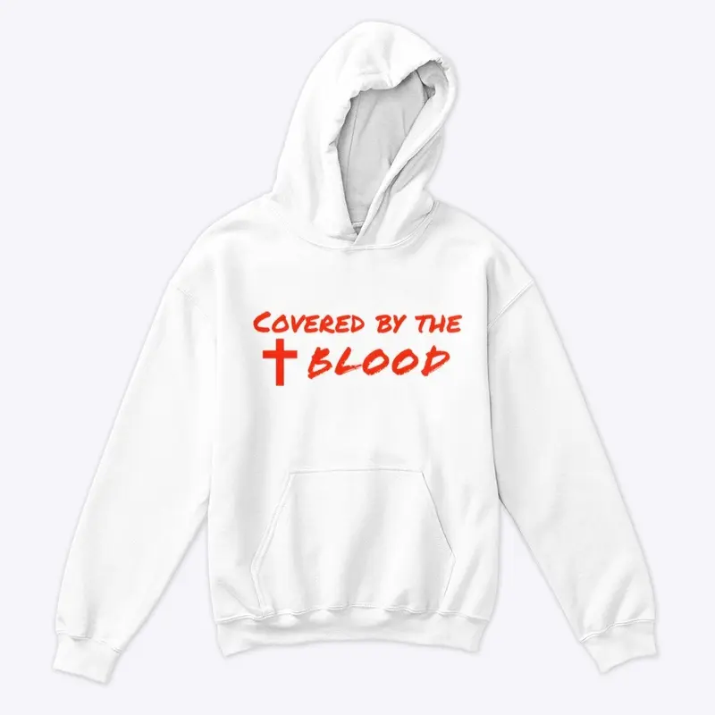 Covered by the BLOOD sweatshirt 