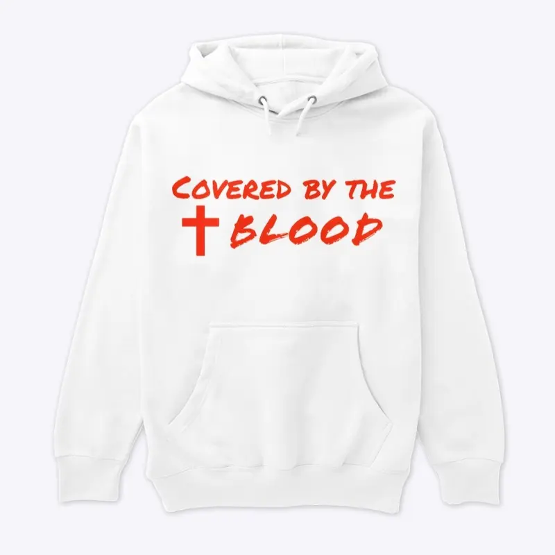 Covered by the BLOOD sweatshirt 